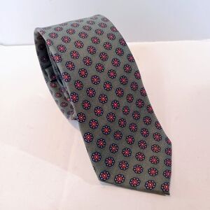 J Crew Factory The Silk Skinny Tie-Geometric Flower-Classic-Business-Prep